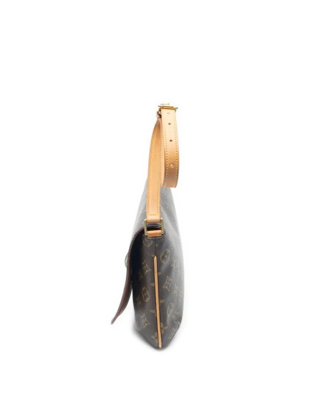 Louis Vuitton Musette Tango Brown Monogram Canvas Crossbody